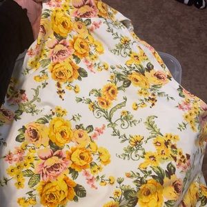 Yellow Flowered 2 piece